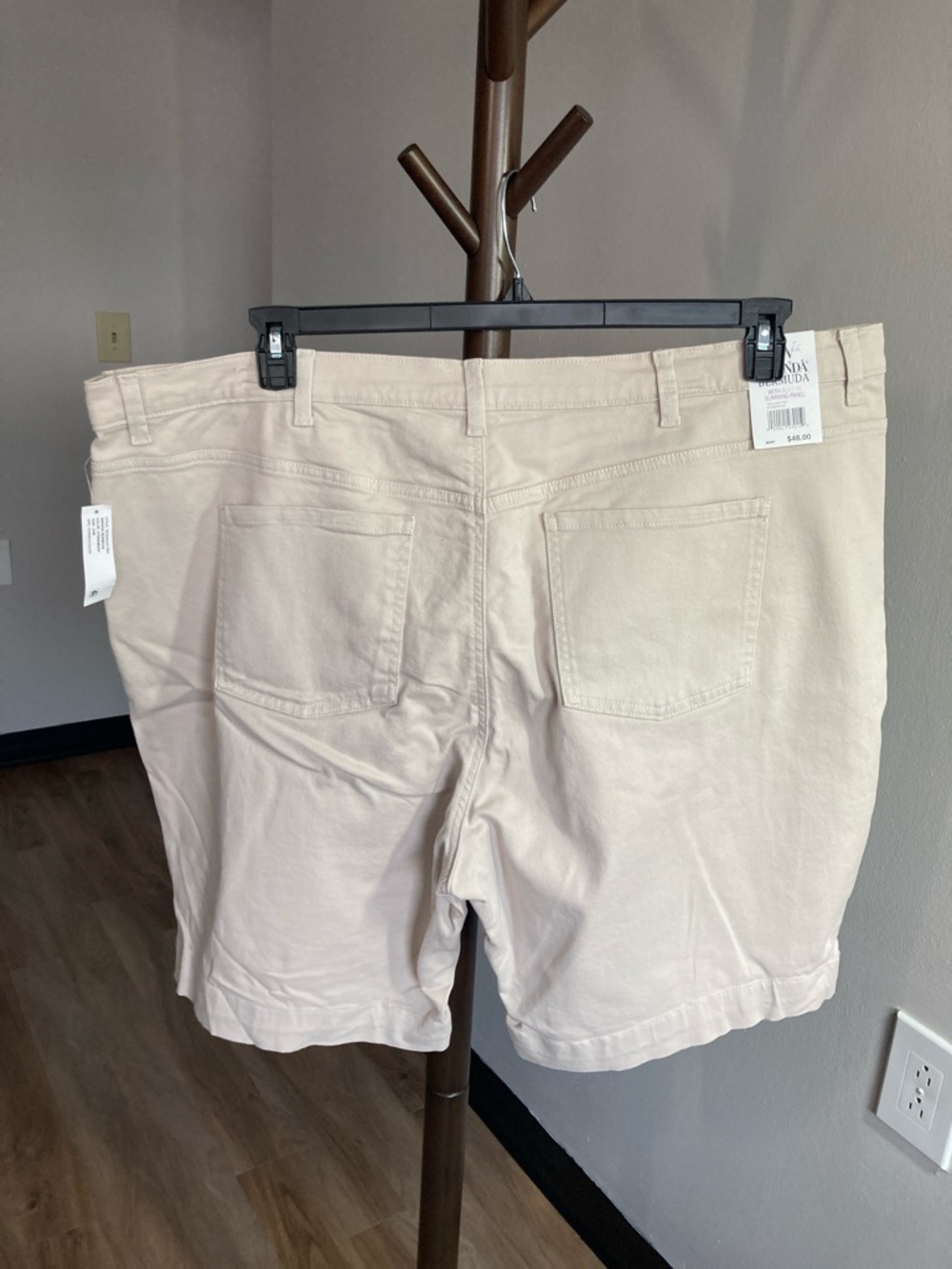 Gloria Vanderbilt stonewood jean Bermuda short flawless stretch classic rise 24W - Picture 6 of 17